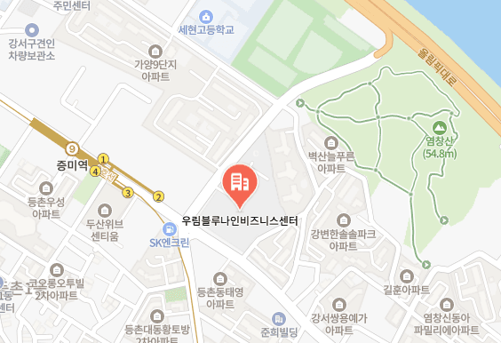 회사 위치 지도